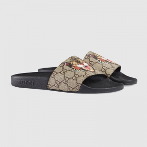 481155 GUCCI ؈ӡ GG Supreme߼췫 Ь ľɫ